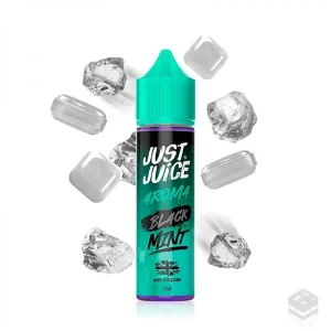 aroma black mint range just juice 12ml longfill