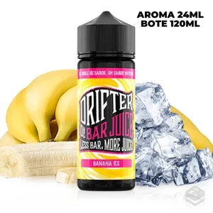 aroma drifter bar banana ice juice sauz 24ml longfill