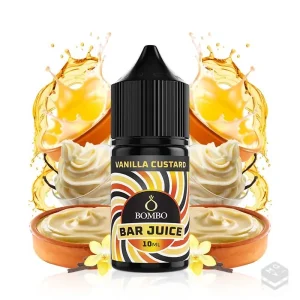 aroma vanilla custard bar juice by bombo 10 ml minilongfill