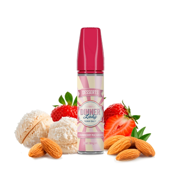 dinner lady strawberry macaroon longfill 14ml 134903 dinner lady strawberry macaroon longfill 14ml 134903