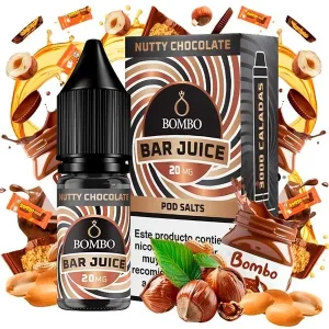 nutty chocolate 10 ml bombo bar juice