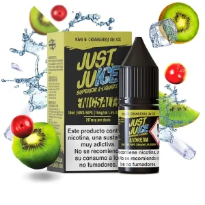 sales kiwi amp cranberry on ice just juice nic salts 10ml