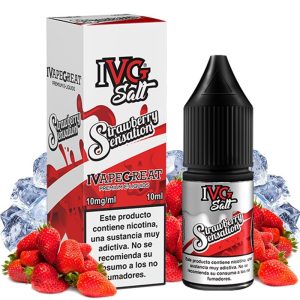 sales strawberry sensation 10ml by ivg
